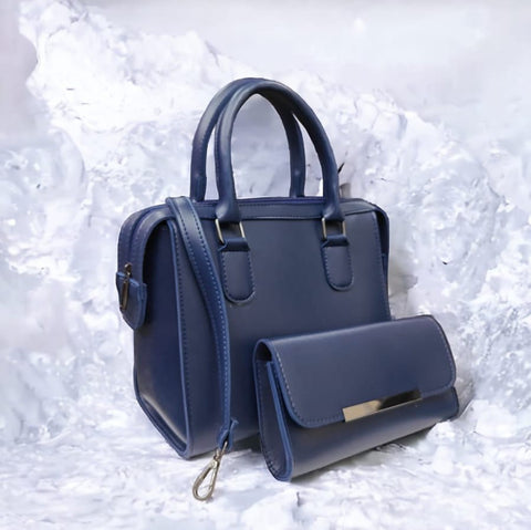 Elite Essentials 2 PCs Bag Blue Color