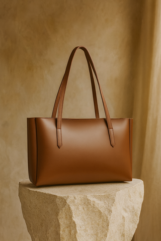 Indigo Tote Bag Brown Color