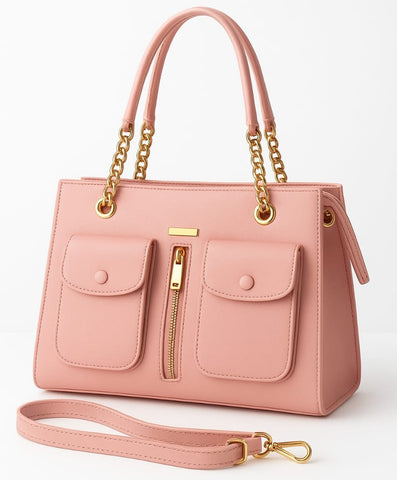 Velora Tote Bag Peach Color