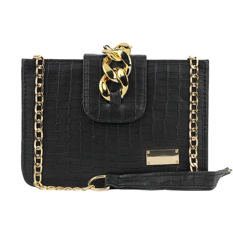 Signature Crossbody Bag Black Color