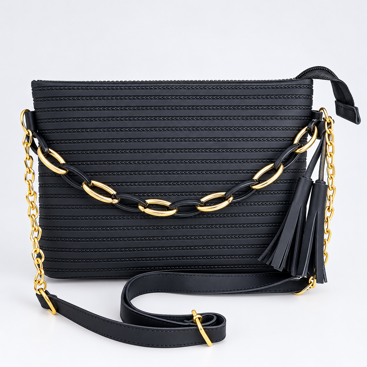 Chic Carry Crossbody Bag Black Color
