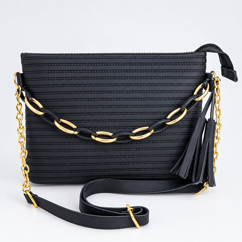 Chic Carry Crossbody Bag Black Color
