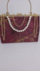 Hazel Chain Crossbody Bag 2.0 Maroon Color